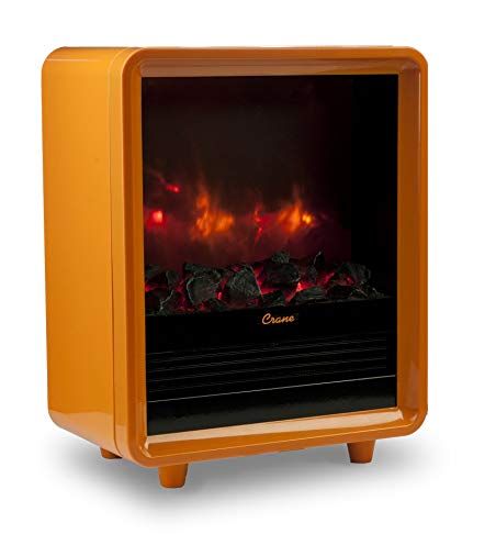 Portable Electric Fireplace Heater Inspirational Crane Mini Fireplace Heater orange Amazon Kitchen