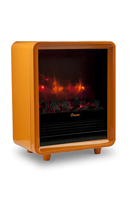 Portable Electric Fireplace Heater Inspirational Crane Mini Fireplace Heater orange Amazon Kitchen