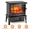Portable Electric Fireplace Heater Inspirational Trustech Upgrade Electric Fireplace Heater 9 9" Portable Stove Heater 500w Infrared Space Heater Overheating Safety & Fan Settings 3d Flame Free