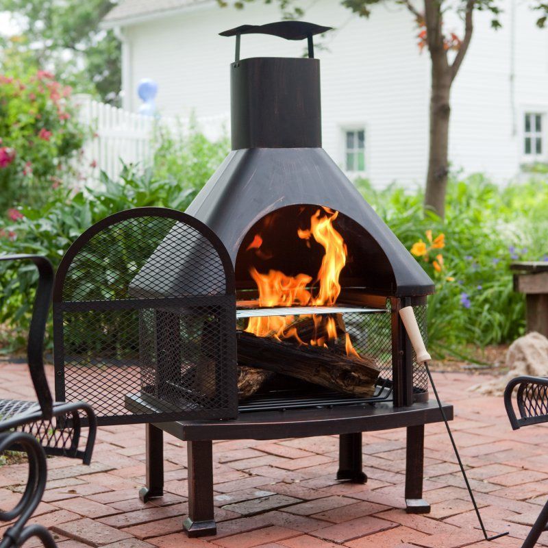 Portable Outdoor Fireplace New Red Ember Wellington 4 Ft Fireplace with Free Cover