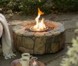 Portable Outdoor Fireplace New Stone Fire Pit W Cover Round Portable Outdoor Gas Propane