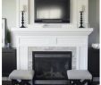 Precast Fireplace New Black White Gray Fireplace Tv Wainscoting