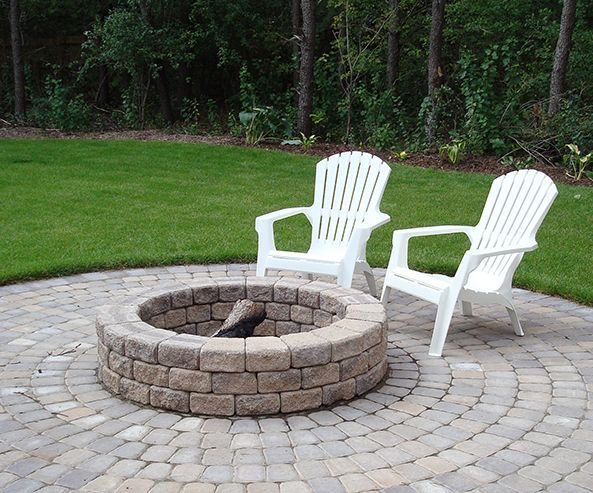 Precast Outdoor Fireplace Awesome Gravel Crusher Fire Pit On Cement Circle Google Search