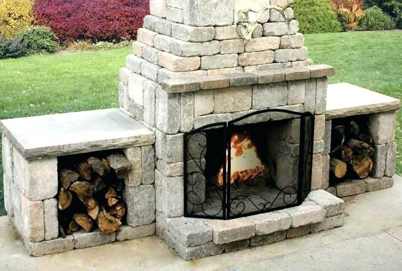 prefab outdoor wood burning fireplace – upunlimited prefab outdoor fireplace kits full size of stone wood burning