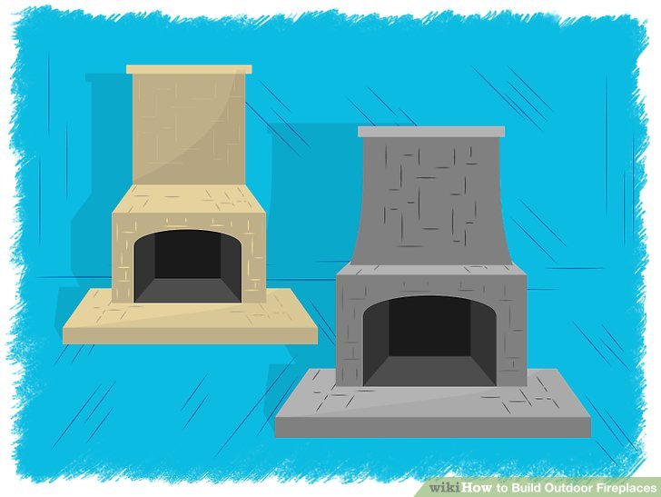 Prefab Outdoor Fireplace Kits Beautiful How to Build Outdoor Fireplaces with Wikihow