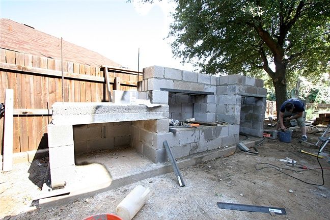 Outdoor Fireplace and Pizza Oven The construction of an 61d50d82d557c fb9ebaca7485b6