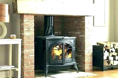 convert fireplace to wood stove prefab burning gas