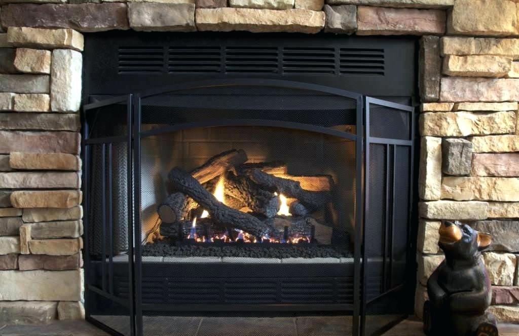 prefabricated wood burning fireplace installation