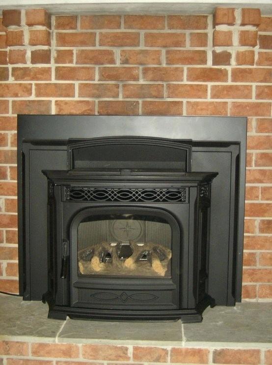 woodburning stove insert surround panels cover the fireplace opening and a stainless steel liner extends to the top of the chimney wood burning stove insert for prefab fireplace wood burning stove fir