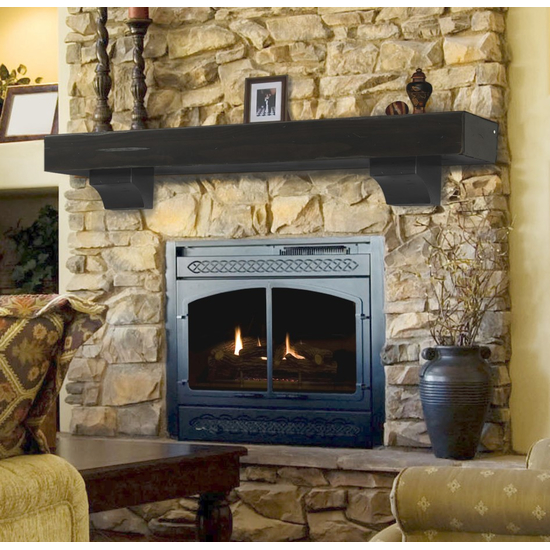 Shenandoah Wood Mantel Shelf 72 Inch Shenandoah Espresso Finish Fireplace gvpk dh