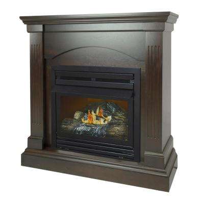 Propane Fireplace Direct Vent Awesome 36 In 20 000 Btu Pact Convertible Ventless Natural Gas Fireplace In tobacco