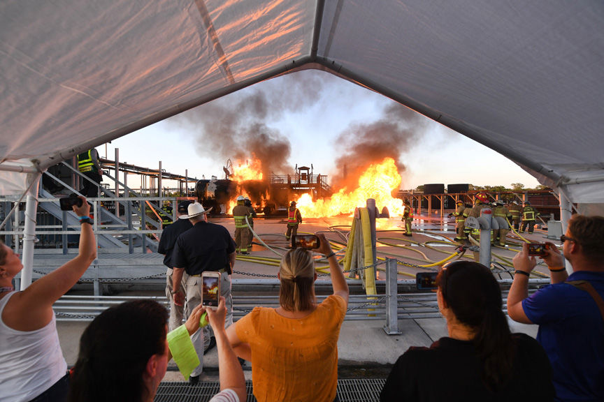 Propane Fireplace Repair Luxury Public Demonstration Of Skills Caps Annual Teex Fire School