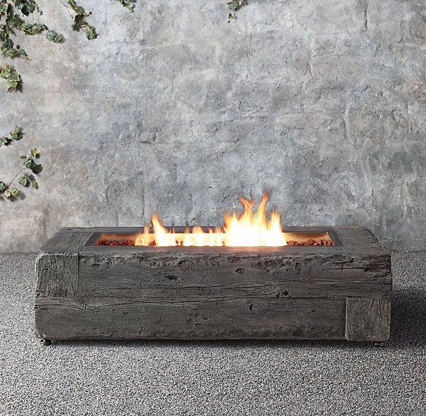 Propane Fireplace Table New Woodgrain Propane Fire Table Outdoor
