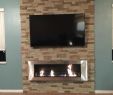 Rebuild Fireplace Inspirational Ventless Fireplace with Airstone Wall All Done for Under