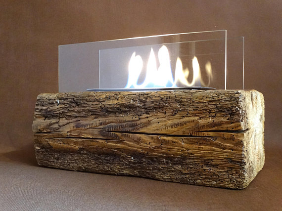 Reclaimed Wood Fireplace Beautiful Tabletop Fireplace Indoor Fireplace Barn Wood Rustic