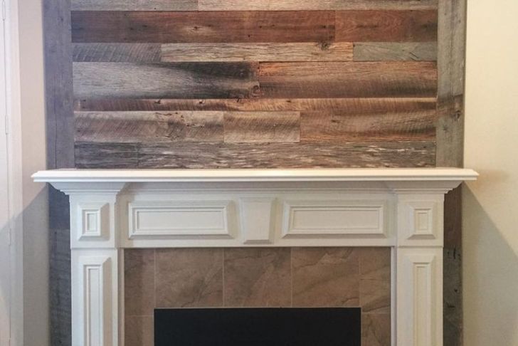 Reclaimed Wood Fireplace Surround Best Of Pallet Fireplace Genial Fireplace with Reclaimed Wood