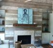 Reclaimed Wood Fireplace Wall Unique Fireplace From Refurbished Wood for the Home
