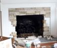 Refinish Brick Fireplace Lovely Redo A Boring Brick Fireplace with Airstones Adhesive
