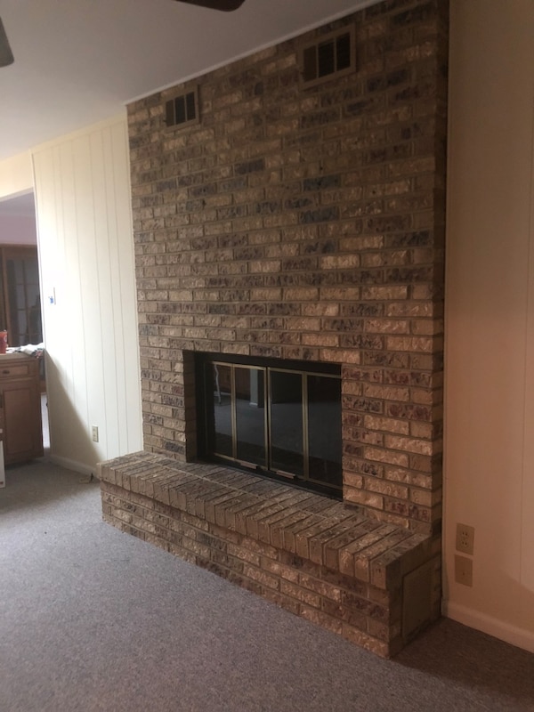 Remove Fireplace Insert New Wood Burning Fireplace Plete W Bricks