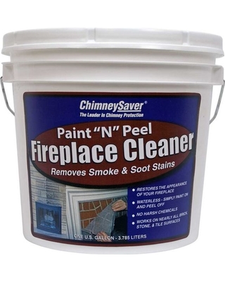 Removing soot From Fireplace Brick Best Of Amazing Deal On Paint N Peel Fireplace Cleaner 1 Gallon