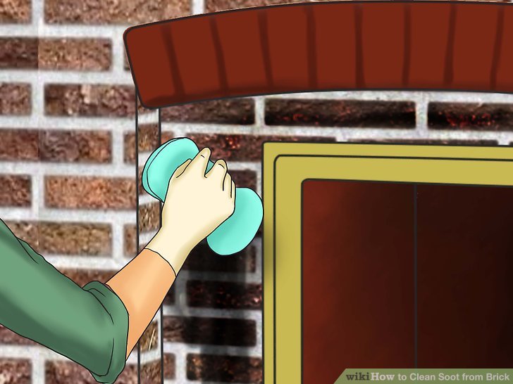 Removing soot From Fireplace Brick Best Of How to Clean soot From Brick with Wikihow