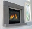 Replace Fireplace Surround Unique Gas Fireplace with A Concrete Fireplace Surround and