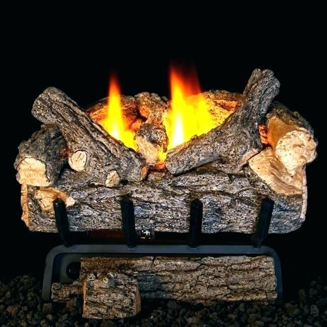 remote control gas logs log burner for fireplace kit vented