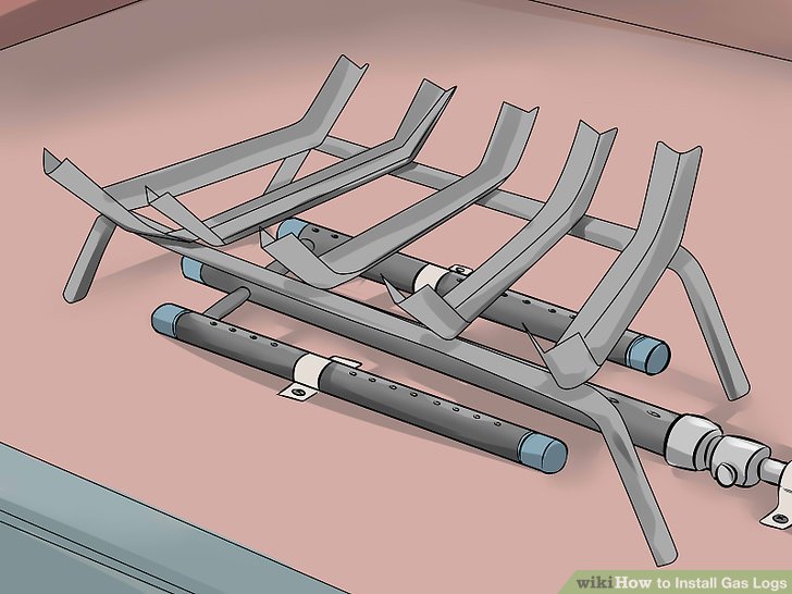 Replacement Logs for Gas Fireplace Inspirational How to Install Gas Logs 13 Steps with Wikihow