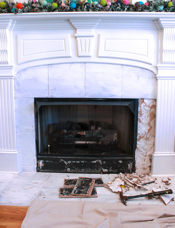 Replacing Fireplace Tile Fresh Well Known Fireplace Marble Surround Replacement &ec98