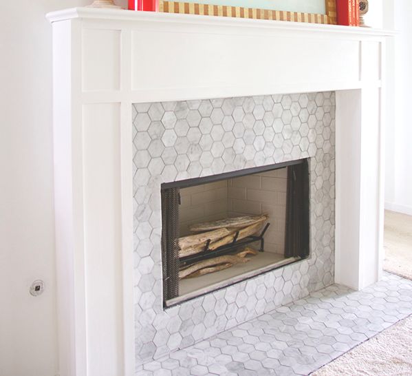 Replacing Fireplace Tile Inspirational Well Known Fireplace Marble Surround Replacement &ec98