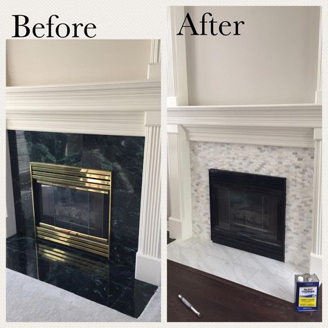 Retile Fireplace Fresh Diy Fireplace Surround Transformation