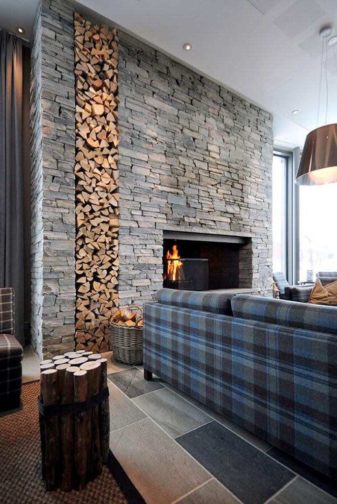 River Stone Fireplace Beautiful 50 Clever Ways to Feature Exposed Brick & Stone Walls