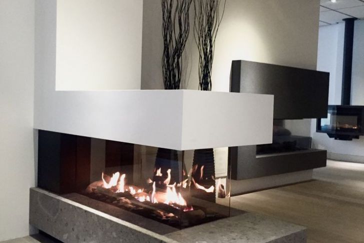 Room Divider Fireplace New Bellfires Room Divider Large Nice Designs