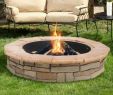 Round Outdoor Fireplace Fresh Random Stone Concrete Wood Burning Fire Pit Fps