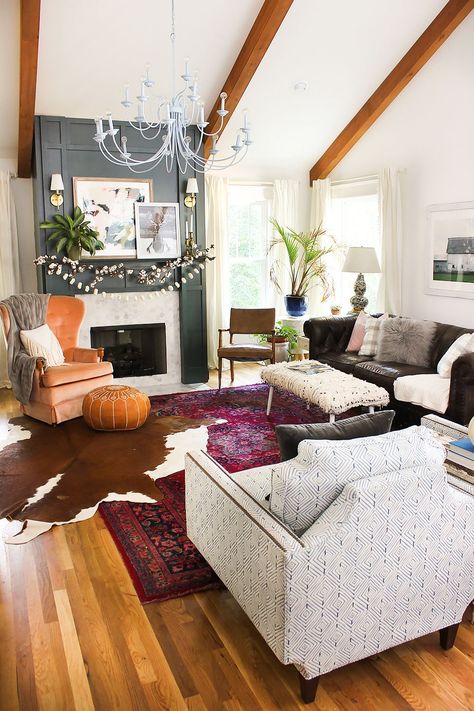 Fireplaces & Rugs 0ddeaa18a16d5af d2600be8b1 fall living room rustic living rooms