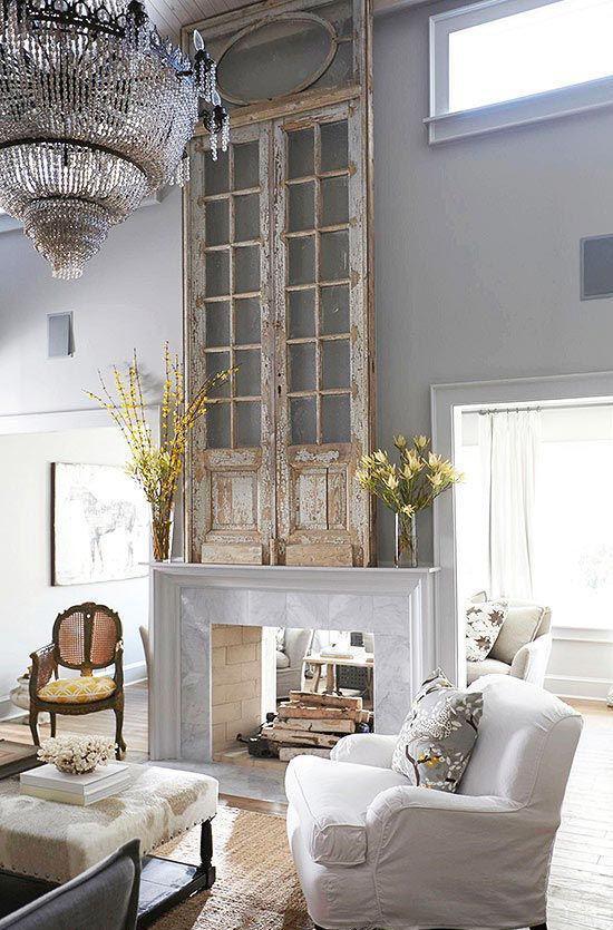 Eight Unique Fireplace Mantel Shelf Ideas with a High "Wow 800x