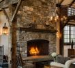 Rustic Stone Fireplace Elegant Game Room Fireplace Crisp Architects Fireplaces