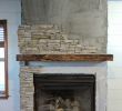 Rustic Stone Fireplace New How We Transformed Our Ugly Fireplace Using Stacked Stone