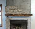 Rustic Stone Fireplace New How We Transformed Our Ugly Fireplace Using Stacked Stone