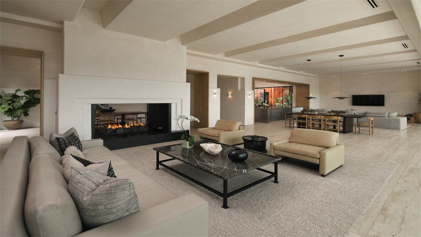 Santa Barbara Fireplace Awesome New Ocean View Mansion In Santa Barbara S Hope Ranch Lists