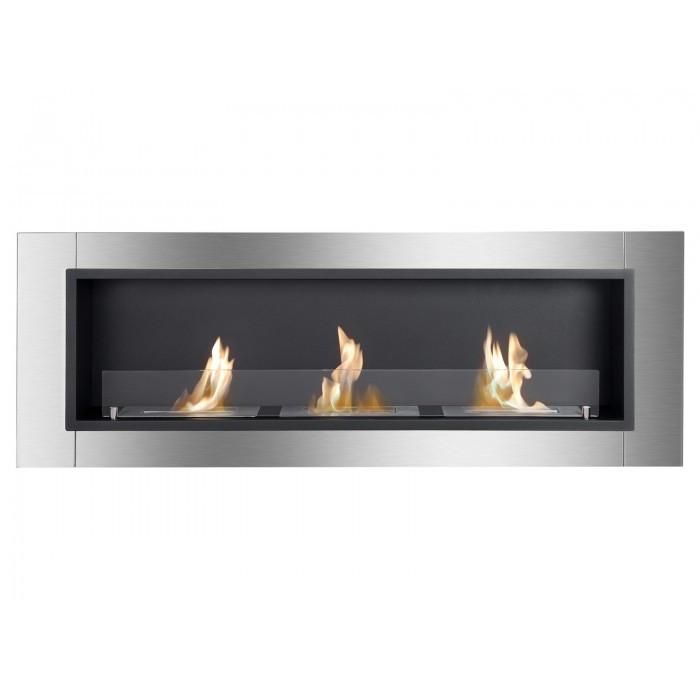 Santa Cruz Fireplace Unique Ardella Wall Mounted Recessed Ventless Ethanol Fireplace