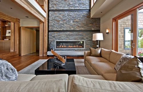 Seattle Fireplace Fresh northwest Territorial Residence Contemporary Living Room