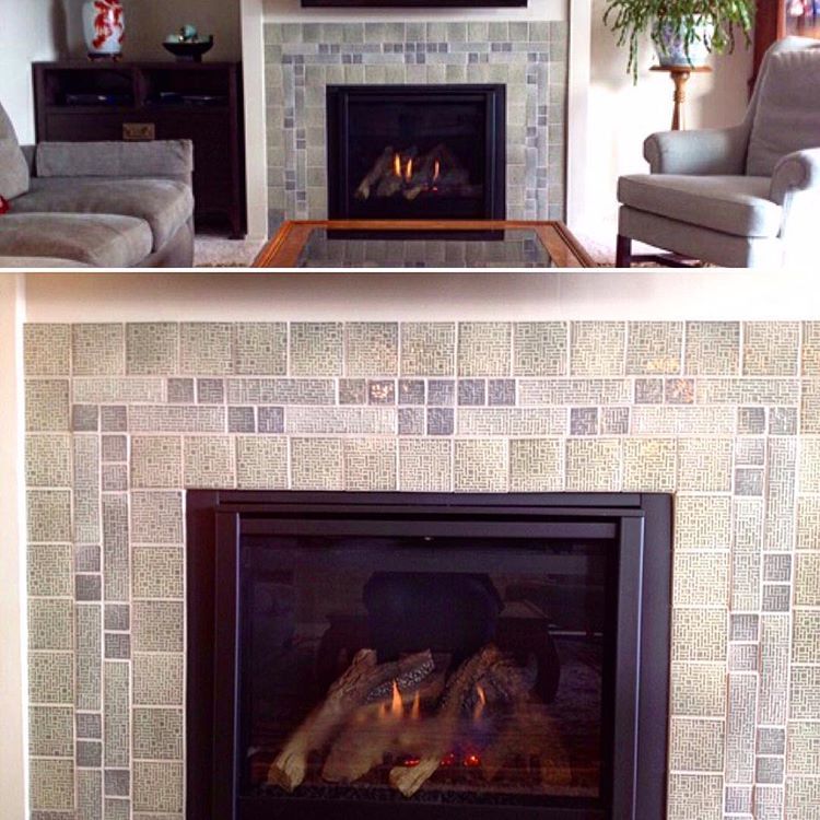 I love using hand made tiles on almost any fireplace These 0db4129b07e7f1dcc aa