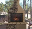 See Through Outdoor Fireplace New Mirage Stone Outdoor Wood Burning Fireplace W Bbq