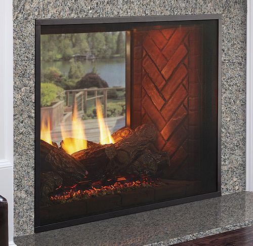 See Thru Gas Fireplace Beautiful 36&quot; fortress Indoor Outdoor Intellifire See Thru Direct Vent Fireplace Electronic Ignition Monessen