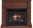 Shallow Depth Gas Fireplace New 43 In Convertible Vent Free Dual Fuel Gas Fireplace In Cherry