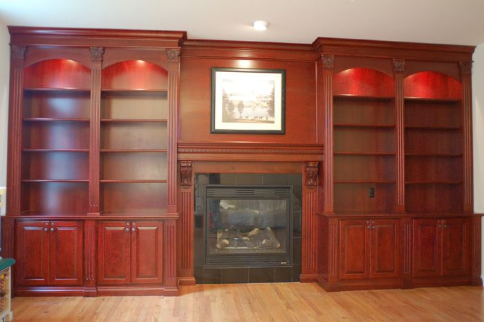 Shelving Around Fireplace Beautiful Maple Bookcase Mission Bookcase Built In Tv Shelves Built In