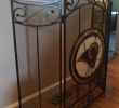 Silver Fireplace Screen Unique Nfl Stained Glass Fireplace Screen
