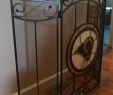 Silver Fireplace Screen Unique Nfl Stained Glass Fireplace Screen