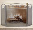 Silver Fireplace Screens Unique Cyan Lighting Finley – 50″ Fire Screen Silver Black
